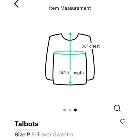 Talbots Size P Y2K Preppy Floral Print Lightweight Sweater Flowers Butterflies - Picture 3 of 3